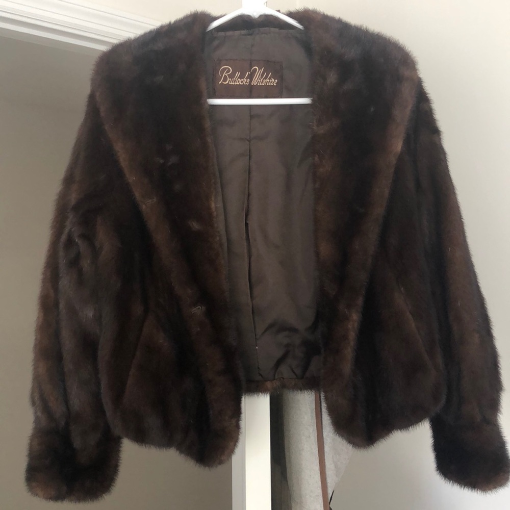 Vintage Bullocks Wilshire authentic mink coat
